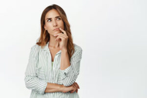 woman thinking, penis enlargement, malehanger